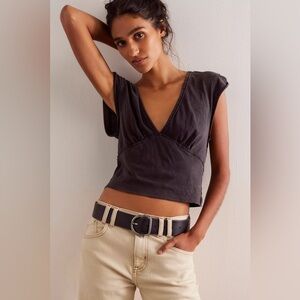 NWT! Free People We The Free Ivy Tee Sz XS